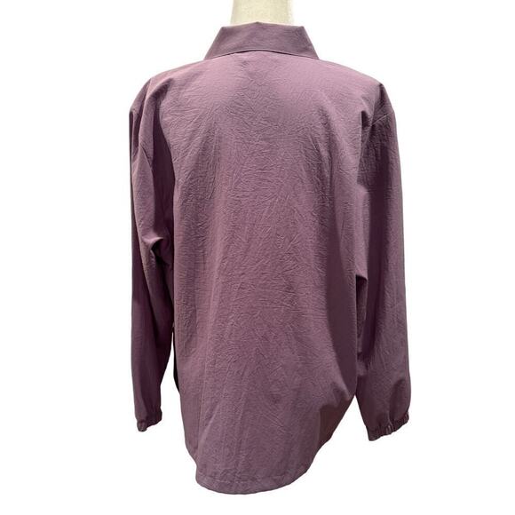 NWT - BonWorth Embroidered Purple Lightweight Jacket - Large - Picture 2 of 7